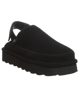 Women's Brooke Platform Suede Slip-On Clogs