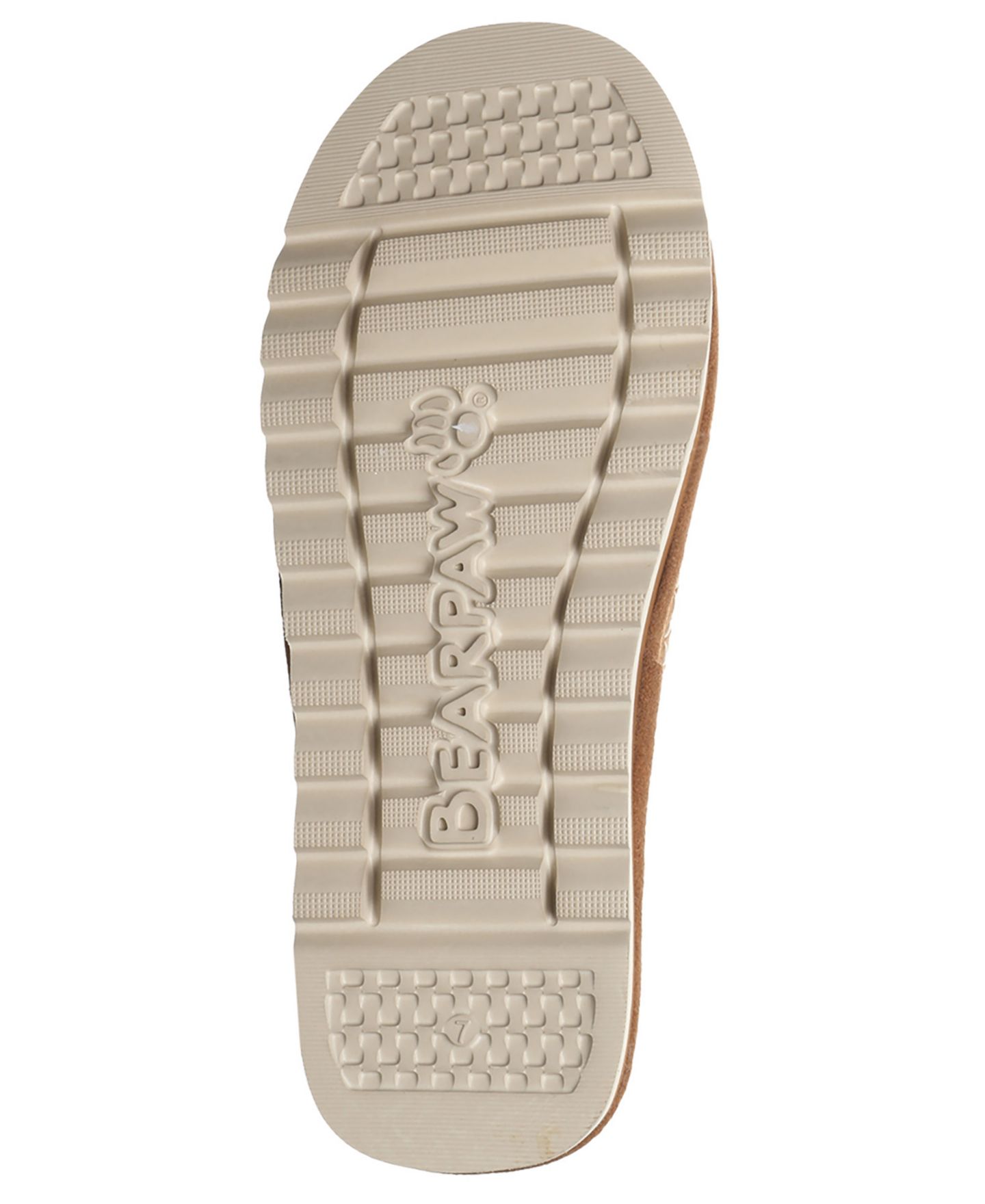 Женские тапочки BEARPAW Leona Platform Scuff Slip-On Slippers, цвет: Коричный — фото 5
