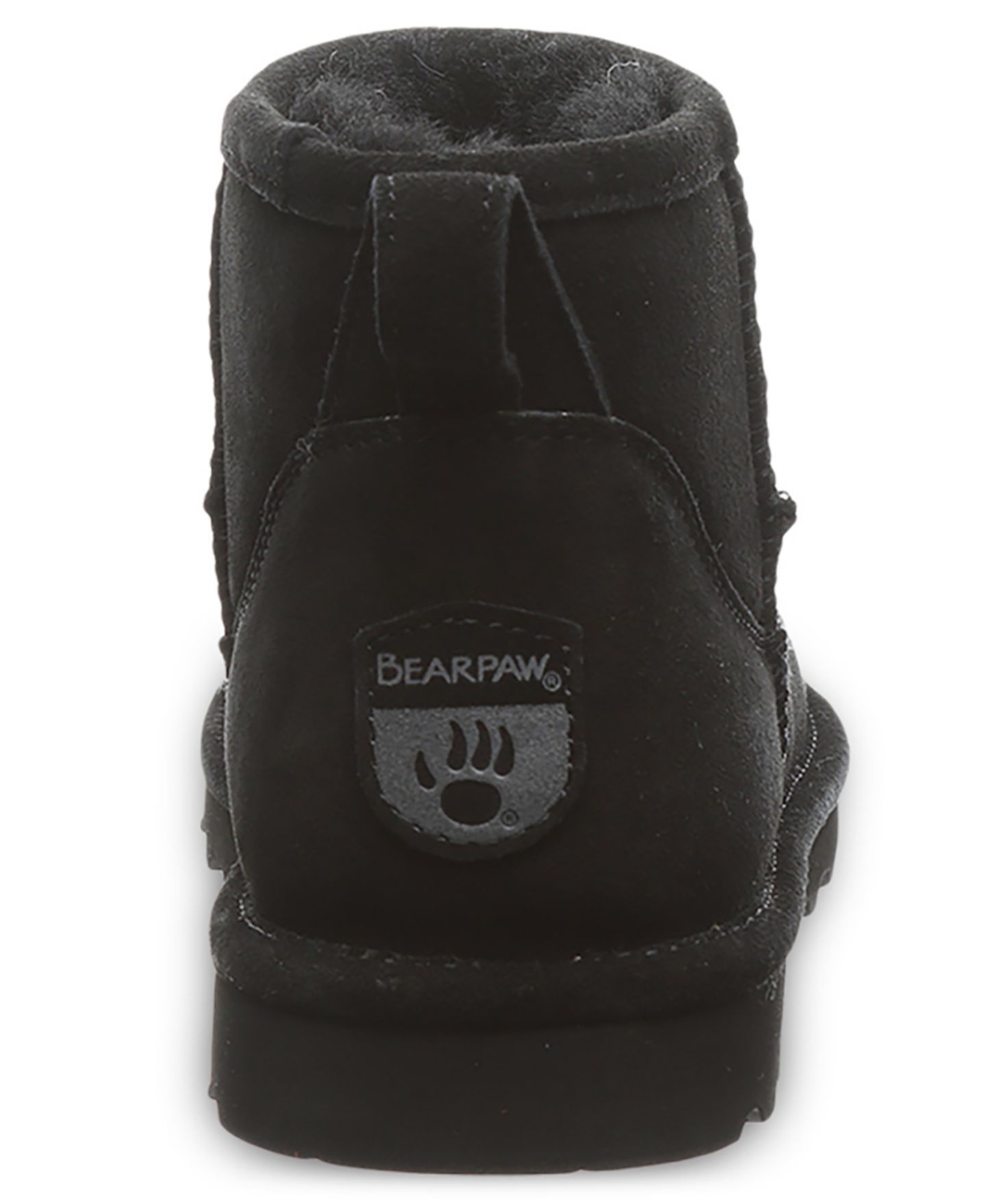 Женские ботинки BEARPAW Shorty Wide Short Round Toe Ankle Booties, цвет: Чёрный — фото 3
