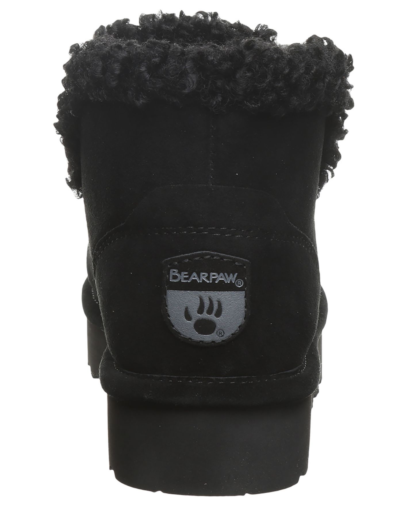 Женские ботинки BEARPAW Maeve Platform Slip-On Booties, цвет: Чёрный — фото 3