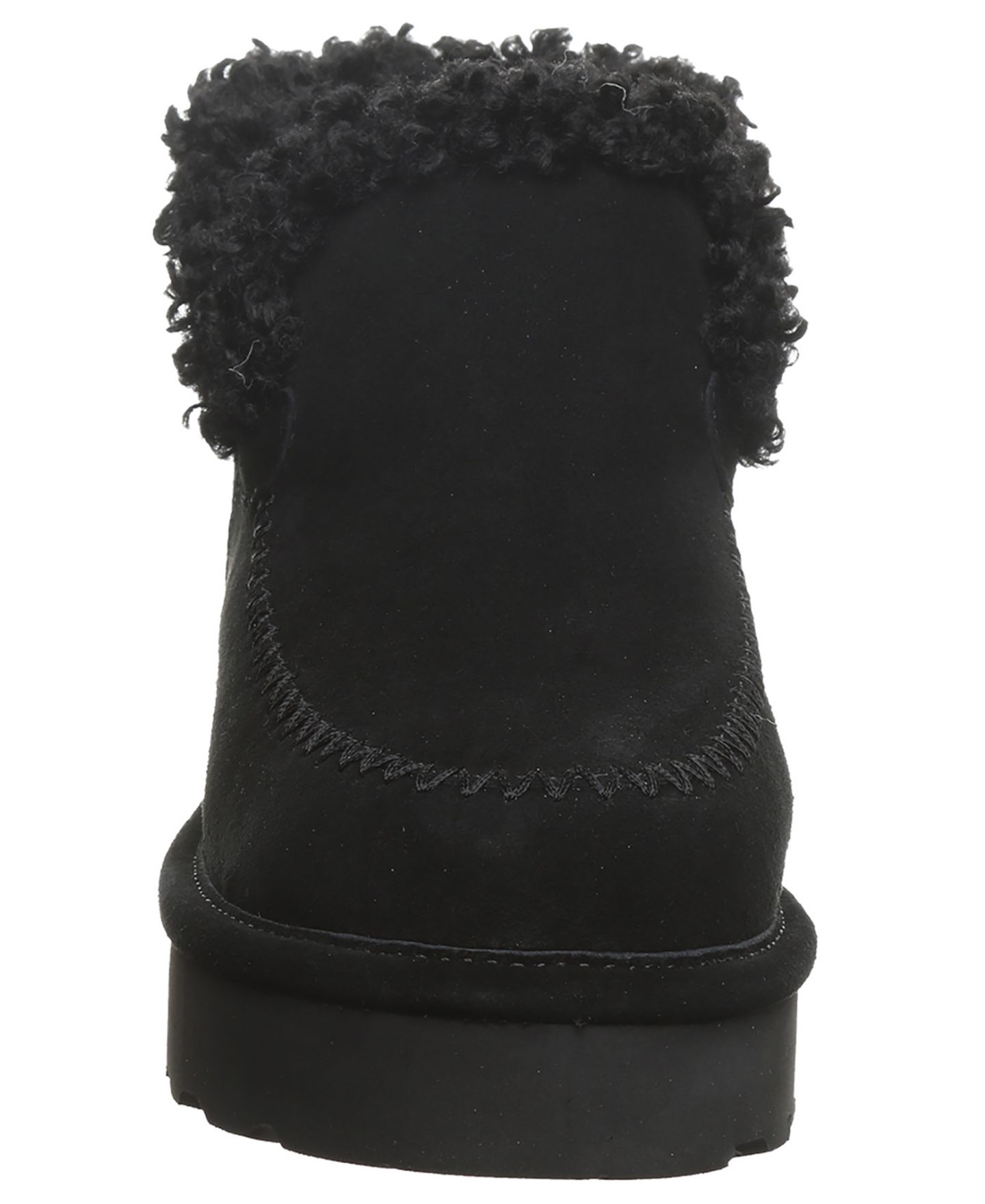 Женские ботинки BEARPAW Maeve Platform Slip-On Booties, цвет: Чёрный — фото 8
