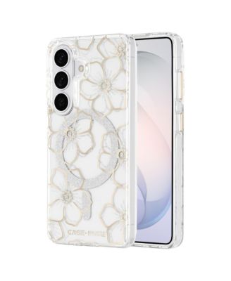 Floral Gems Magnetic Gemstone Phone Case for Samsung Galaxy S26