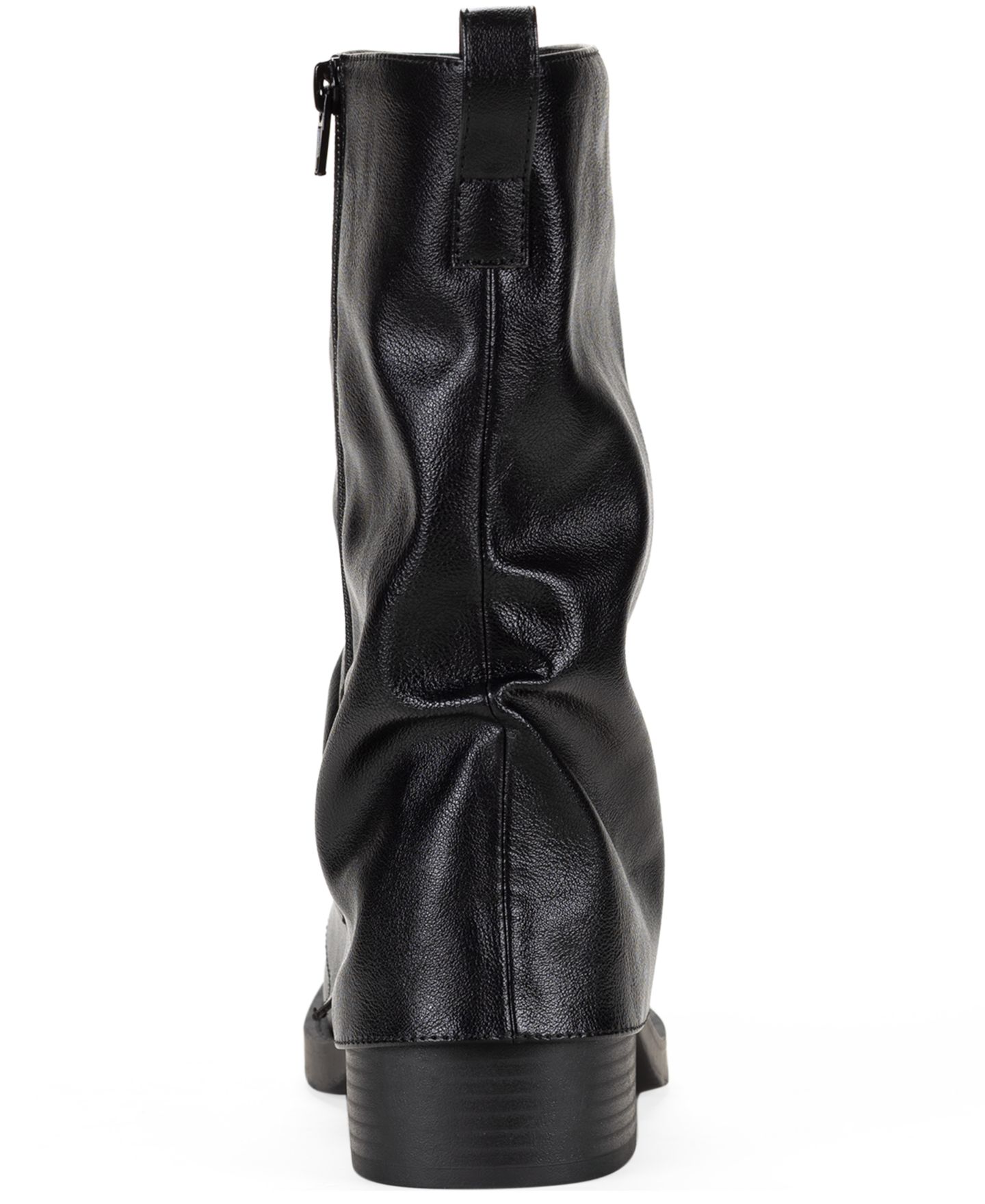 Женские ботинки Wild Pair Wilhelmiina Mid Shaft Block Heel Booties, цвет: Чёрный — фото 3