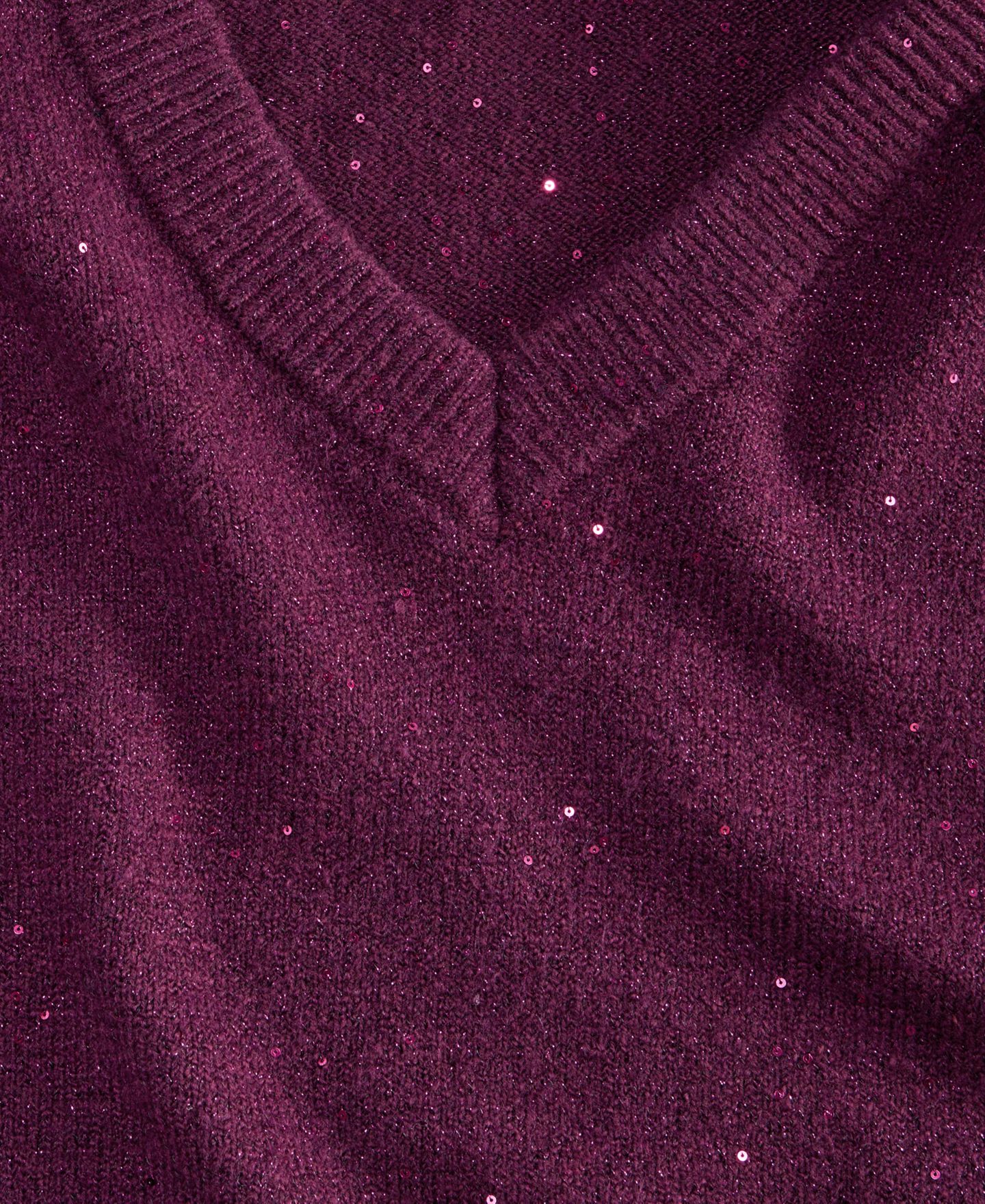 Женский свитер I.N.C. International Concepts Roving Sequin Long-Sleeve, цвет: Ягодный винный — фото 4