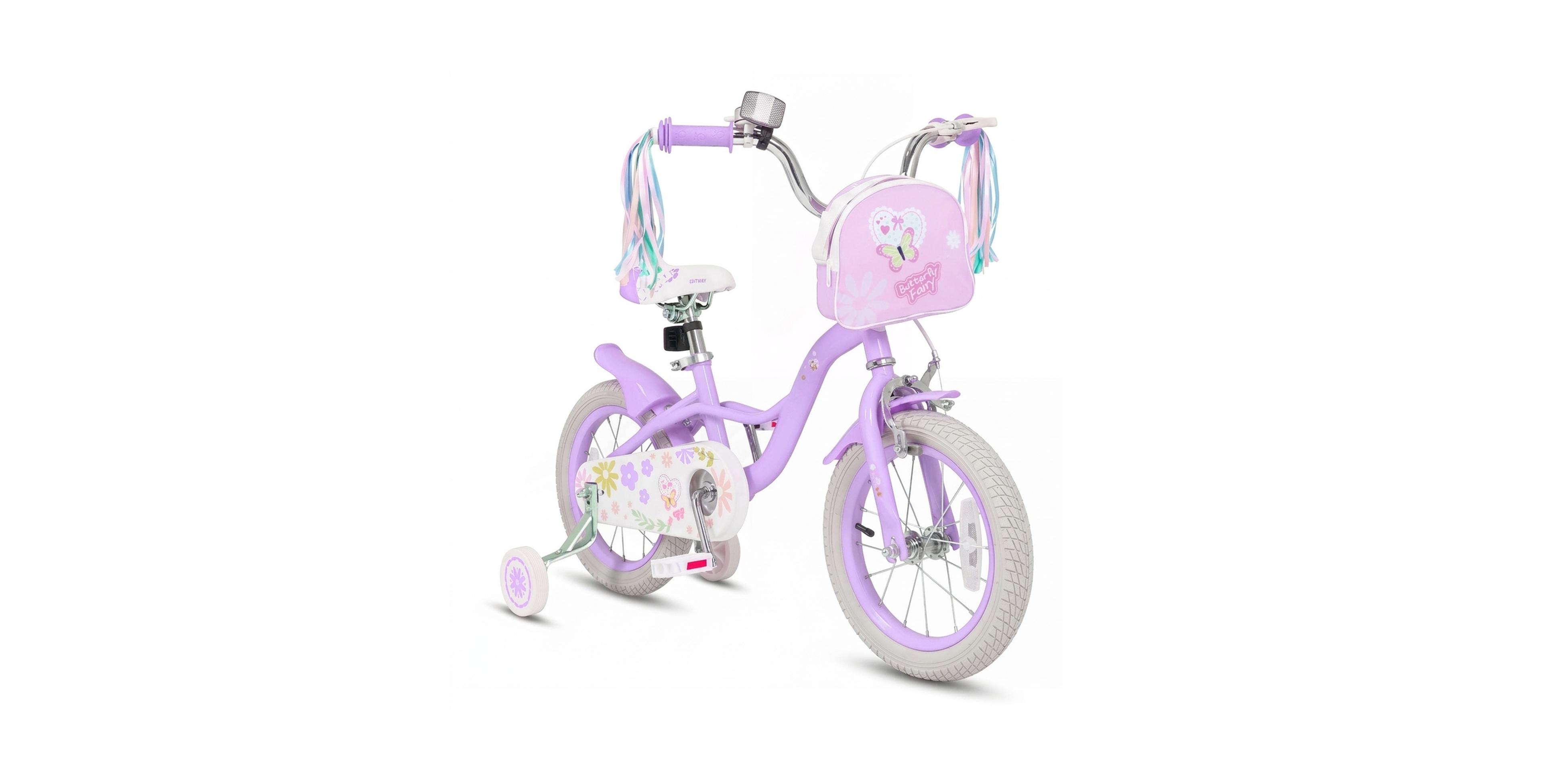 Hongge 14-Inch Girls Bike Featuring Anti-Slip Rubber Tires