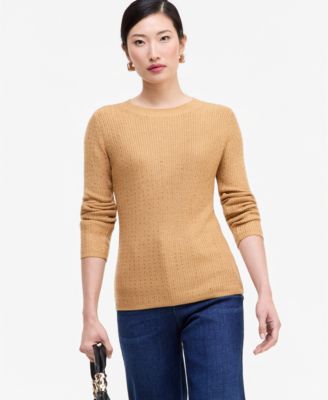 Women's Rhinestone Rib Sweater