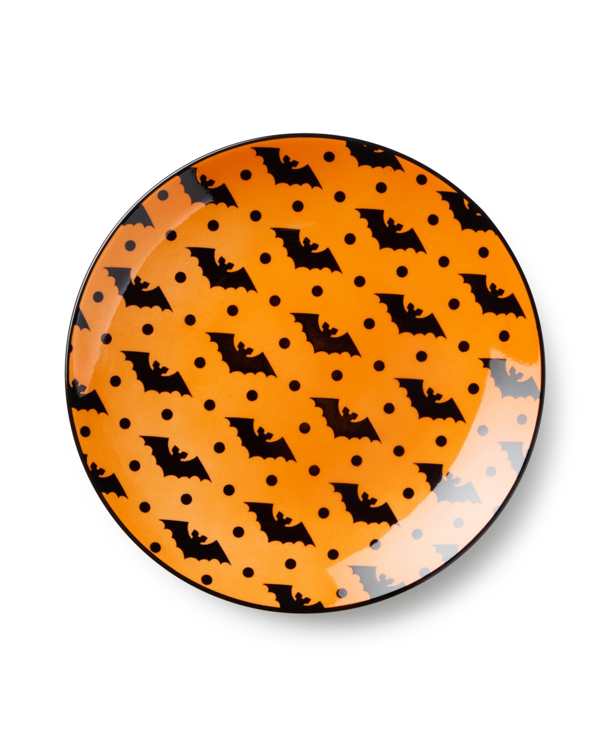 Certified International Halloween Pad Print Salad Plates, Set of 6