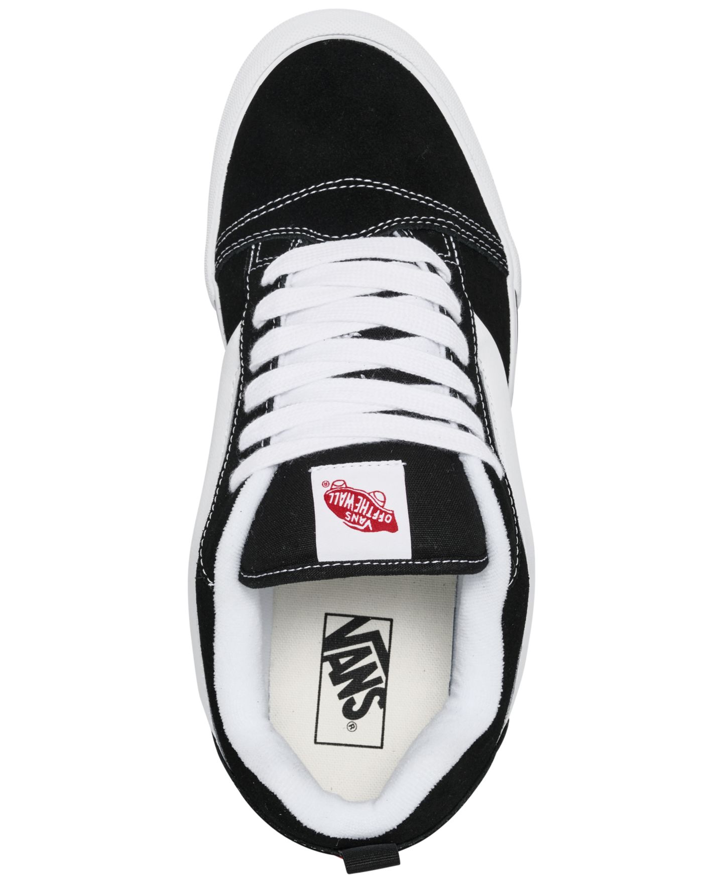 Мужские кроссовки Vans Knu Skool Lifestyle, цвет: Чёрный / Белый — фото 5