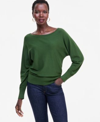 Women's Boat Neck Long-Sleeve Sweater