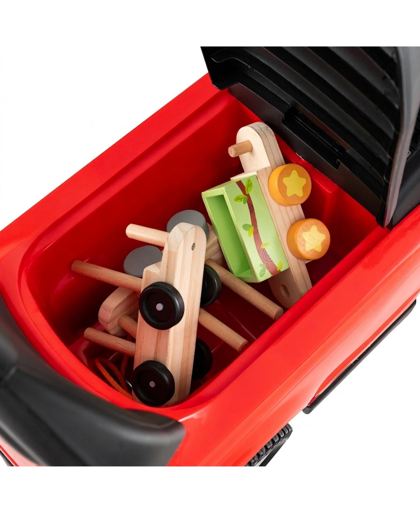 Детская игрушка SUGIFT 3-in-1 Push Car with Removable Handle and Guardrail, Ages 18-36 Months, цвет: Красный — фото 11