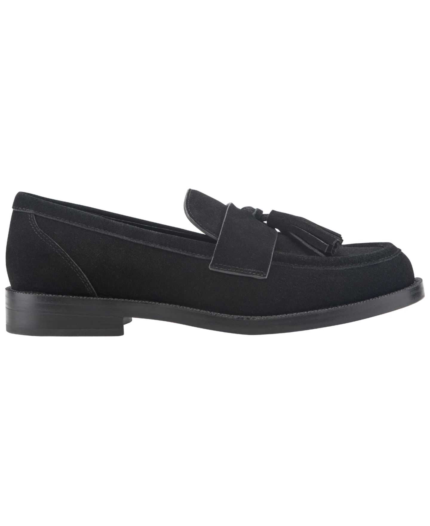 Женские туфли Marc Fisher LTD Tifani Suede Tassels Slip-On, цвет: Чёрный замшевый — фото 2