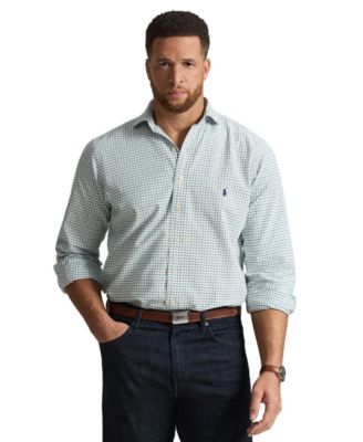 Men's Big & Tall Tattersall Oxford Shirt