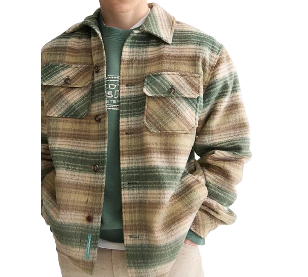 Scotch & Soda Men's Checked Overshirt Jacket