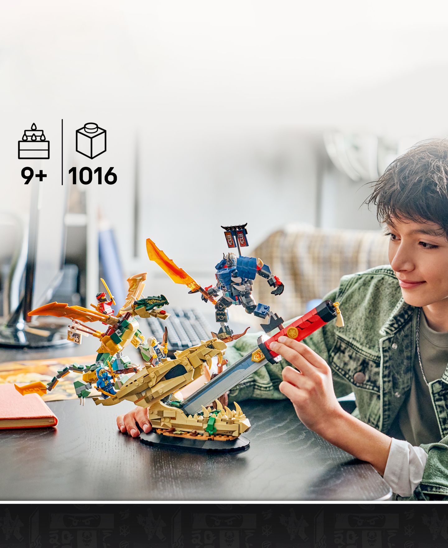 Детские конструкторы LEGO® Ninjago Battle at the Dragon's Blade 71871, 1016 Pieces — фото 4