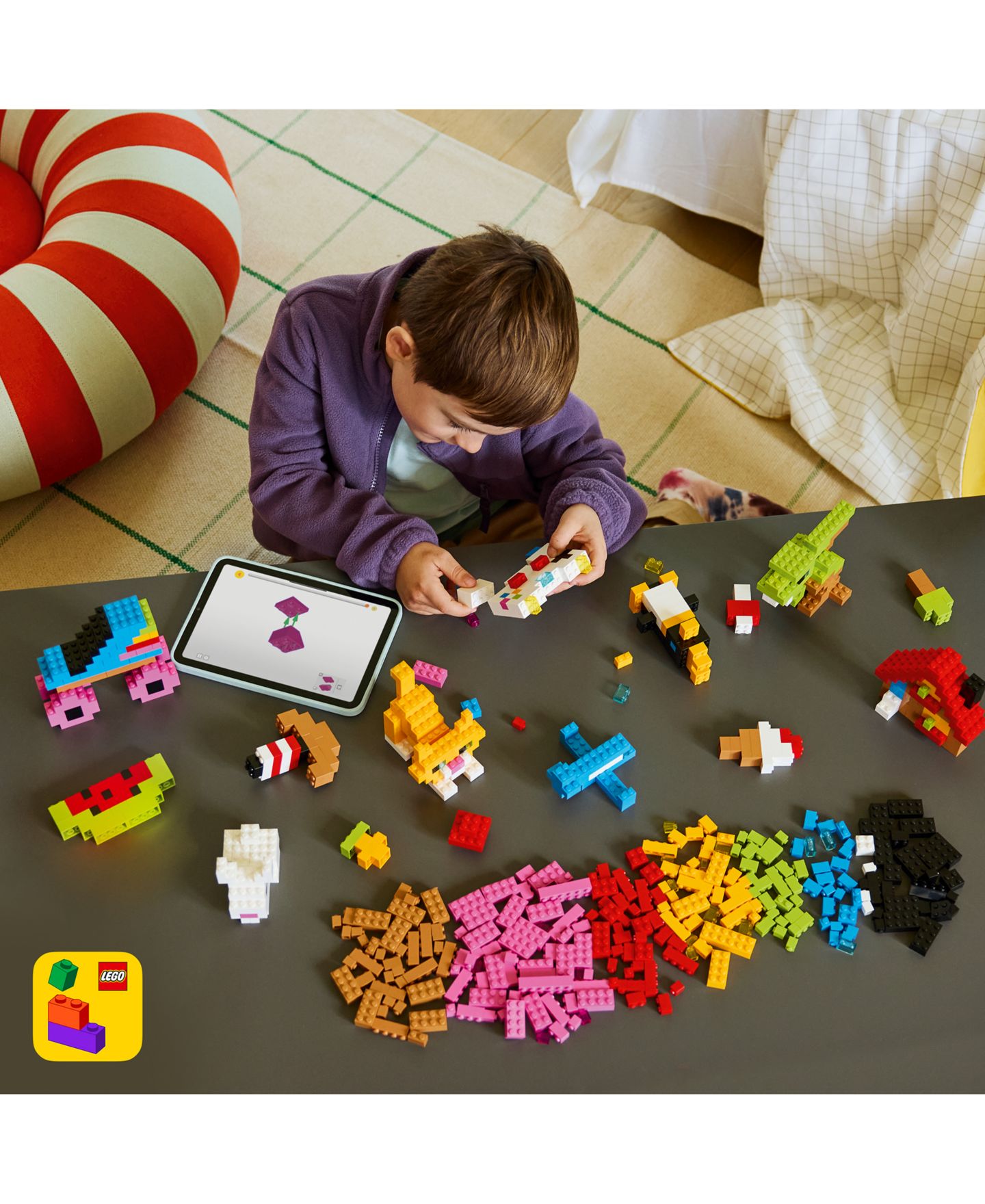 Детские конструкторы LEGO® Classic Creative Colorful Bricks 11045, 820 Pieces — фото 6