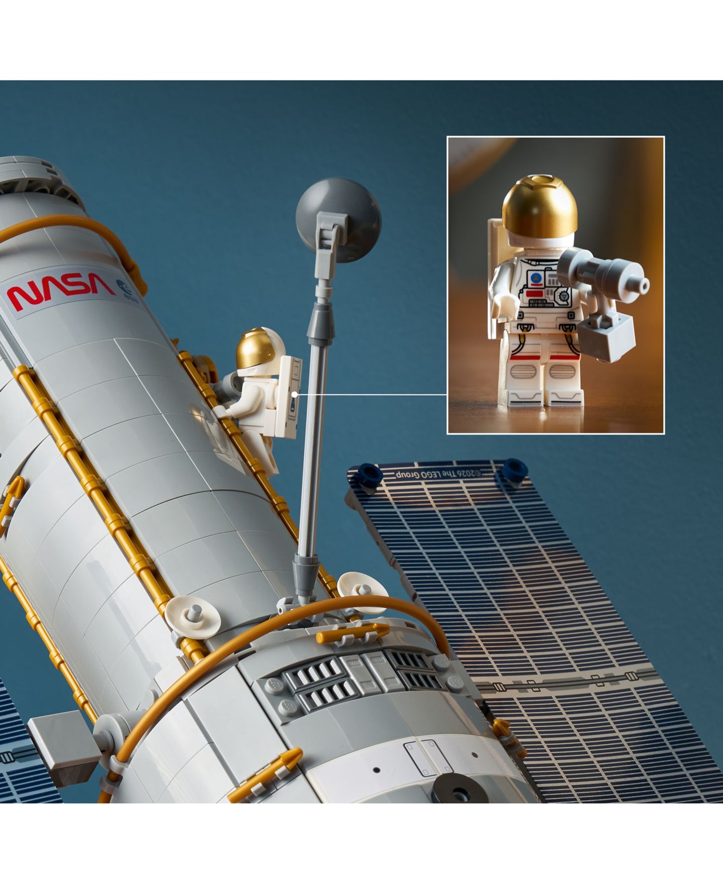 Детские конструкторы LEGO® Icons Hubble Space Telescope 11382, 1252 Pieces — фото 3