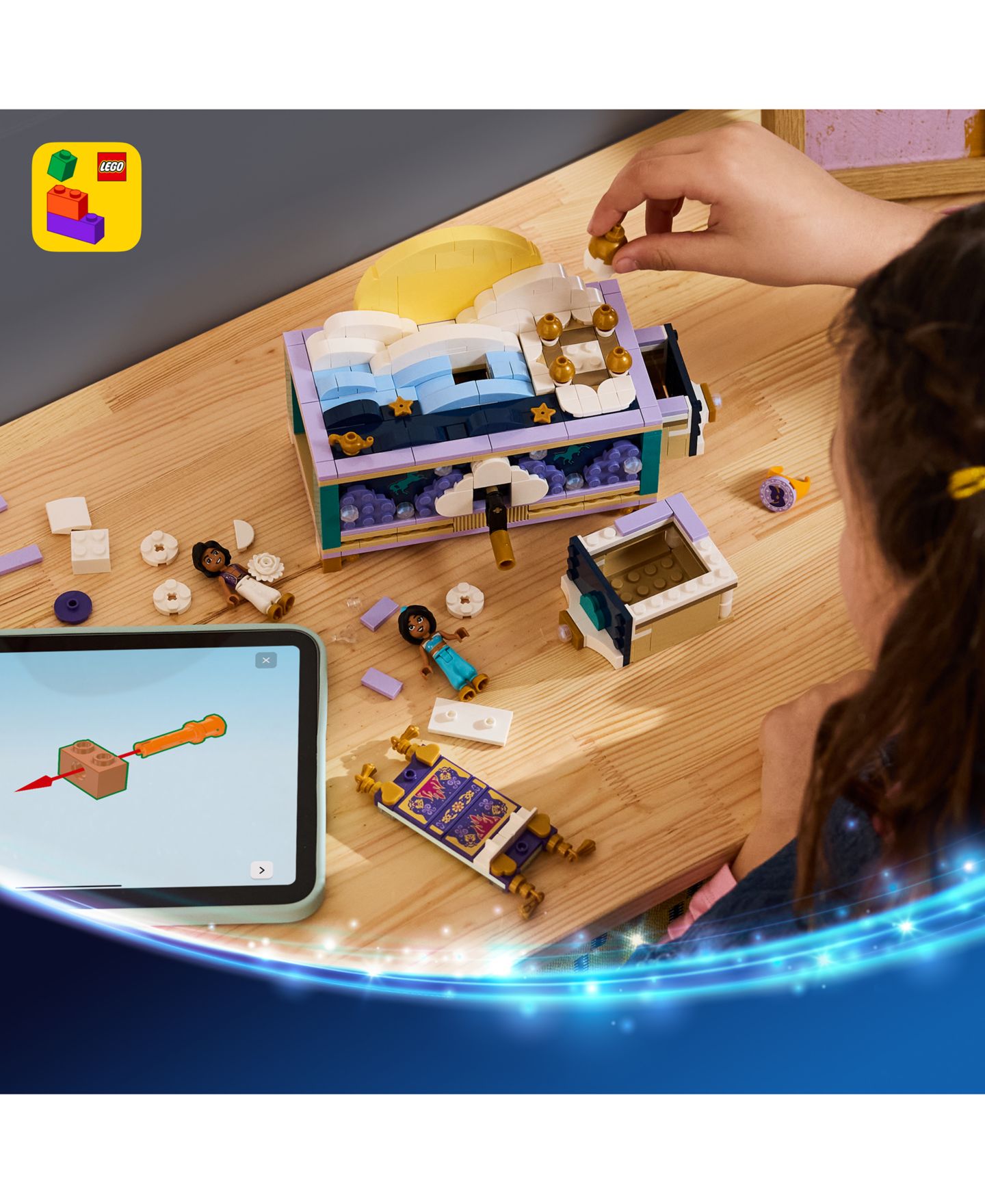 Детские конструкторы LEGO® Disney Princess Jasmine’s Jewelry Box 43295, 458 Pieces — фото 6