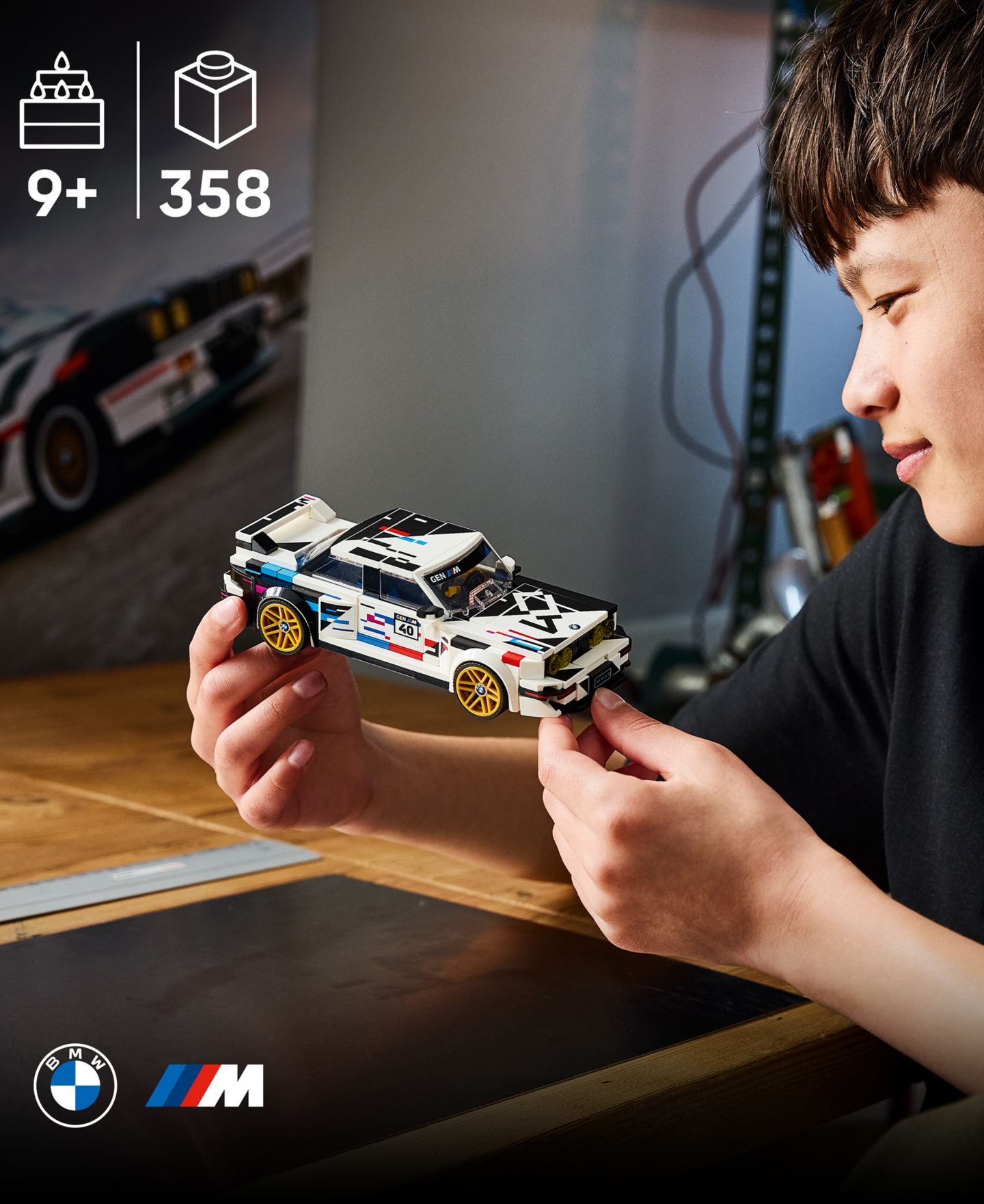 Детские конструкторы LEGO® Speed Champions BMW M3 E30 77263, 358 Pieces — фото 3