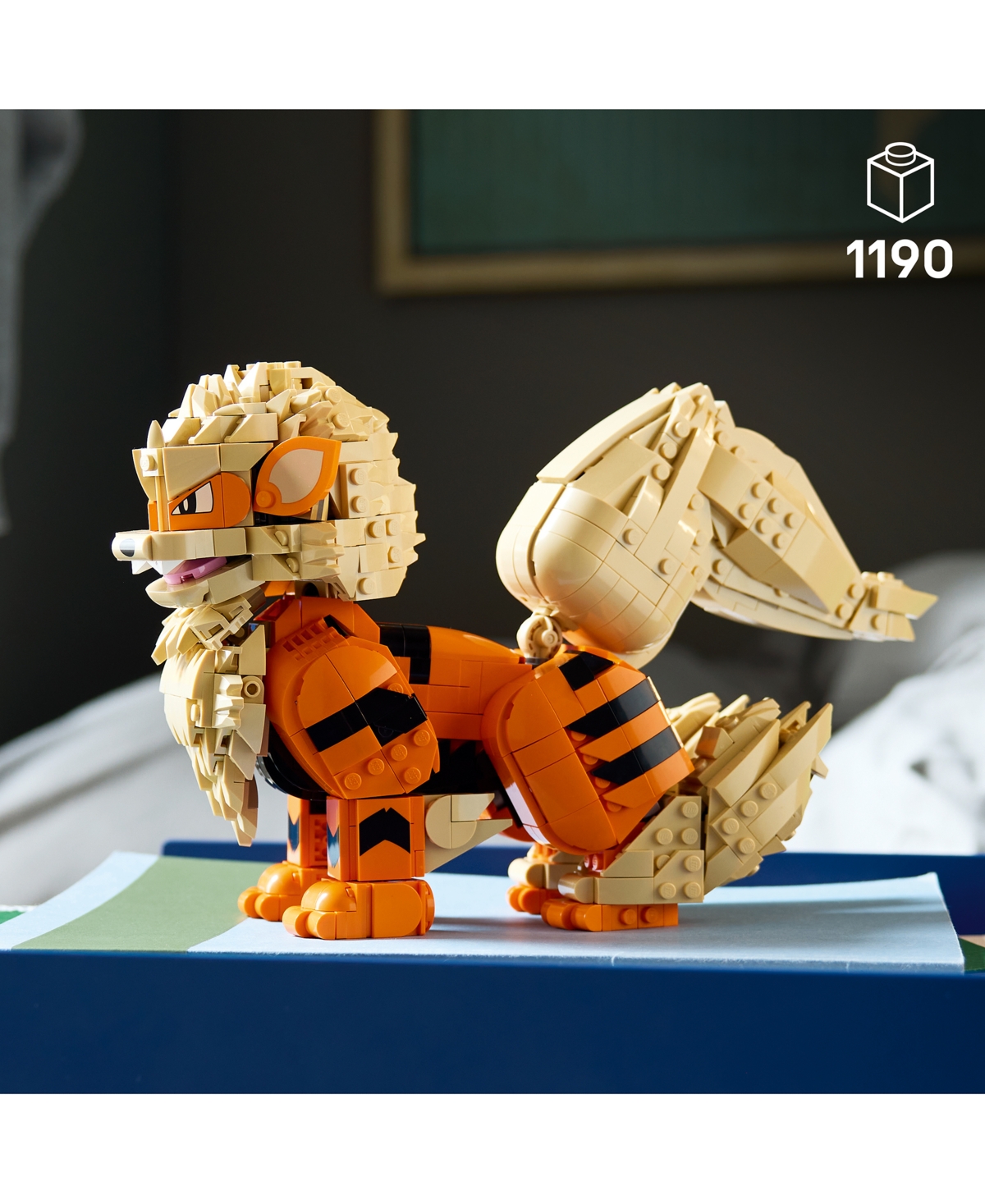 Lego Pokemon Arcanine Building Set 72160, 1190 Pieces