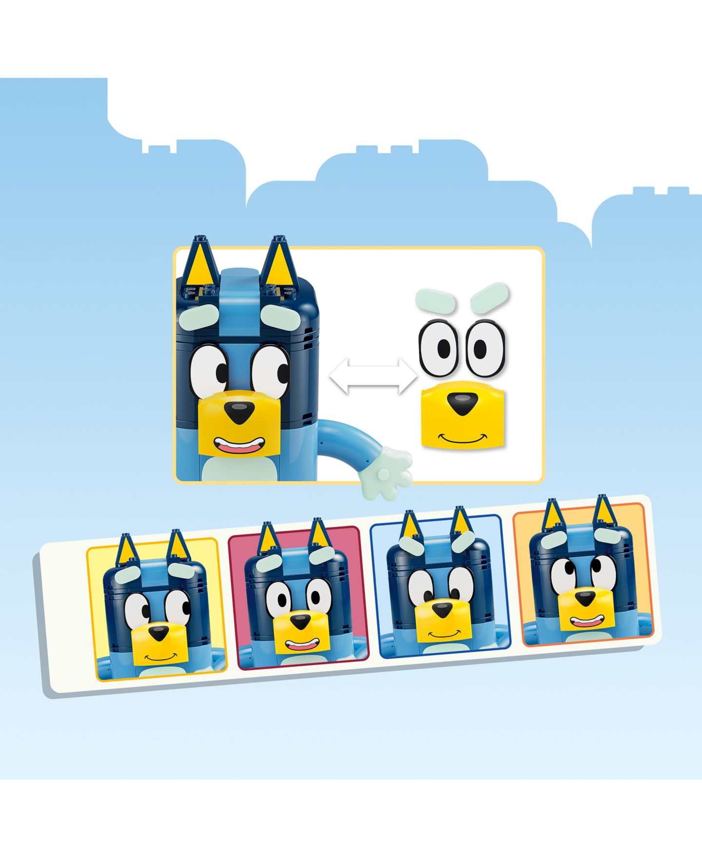 Детские конструкторы LEGO® Bluey Brick-Built Bluey Family 11217, 466 Pieces — фото 4