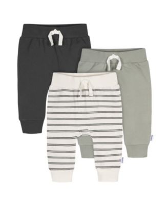 Baby Boys 3-Pack 0M-18M Leafless Tree Jogger Pants