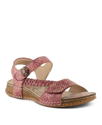 Women's Popular Quarter Strap Sandal with Leather Upper