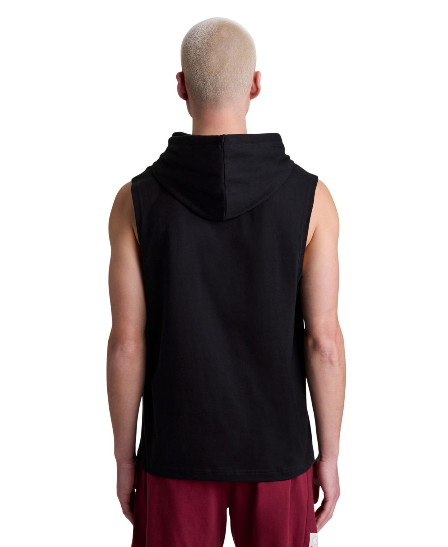 Мужской топ Champion Embroidered C Logo Adjustable Drawcord Hooded, цвет: Чёрный — фото 4