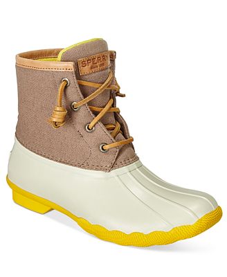 sperry salt water duck booties