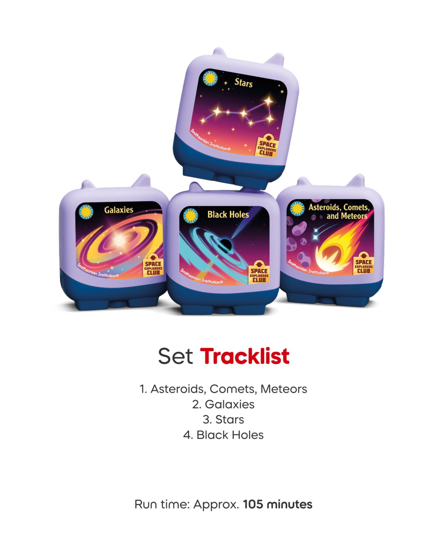 Детские игрушки Tonies Space Explorers Club 2 4-Piece Pocket, Ages 5+ — фото 6
