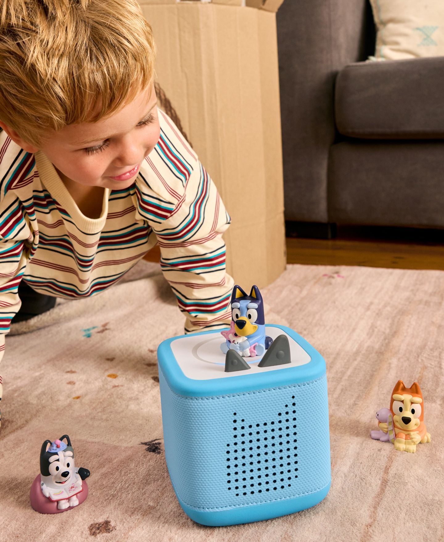 Детские игрушки Tonies Toniebox 2 Bluey Bundle Screen-Free Audio Player, Ages 3+ — фото 9