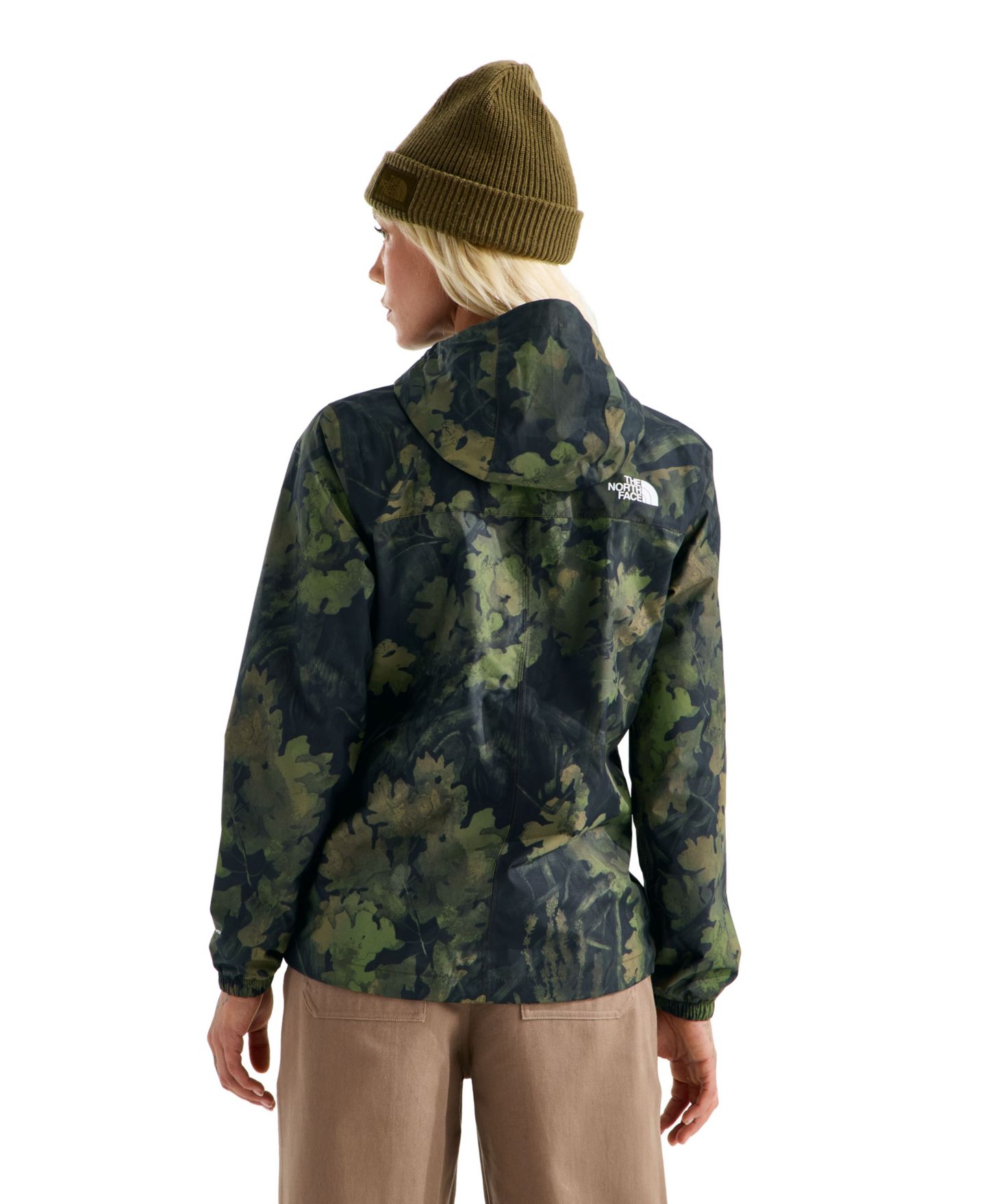 Женская куртка The North Face Antora Hooded, цвет: Каменный меловой с принтом — фото 9