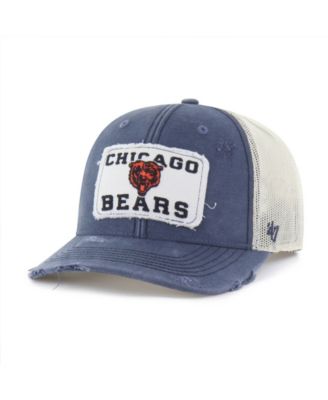 Men's Navy Chicago Bears Egremont Well-Worn Adjustable Trucker Hat