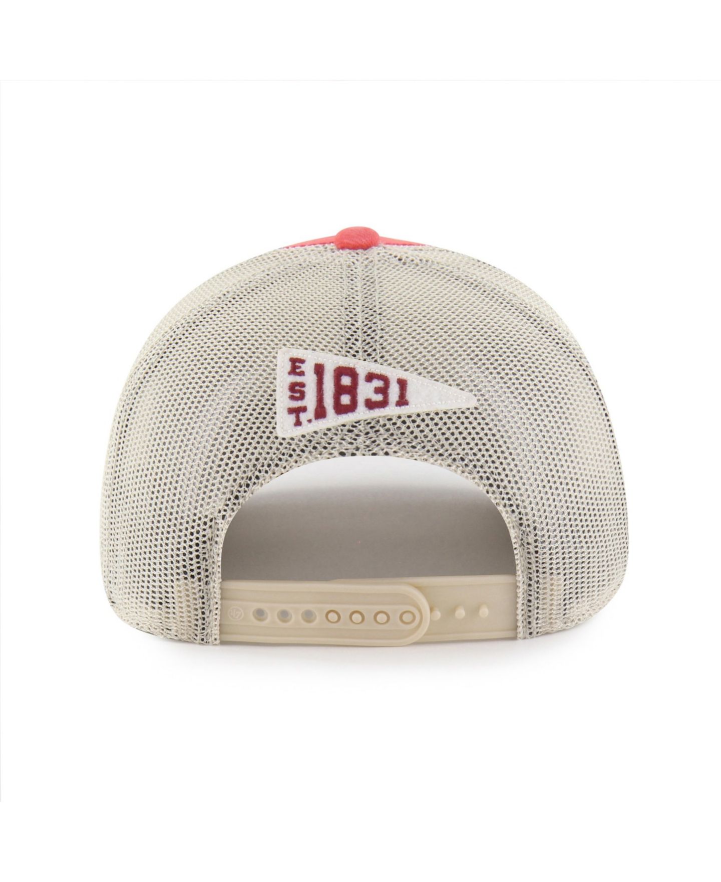 Кепка '47 Brand Crimson Alabama Crimson Tide Egremont Well-Worn Adjustable Trucker Hat — фото 3