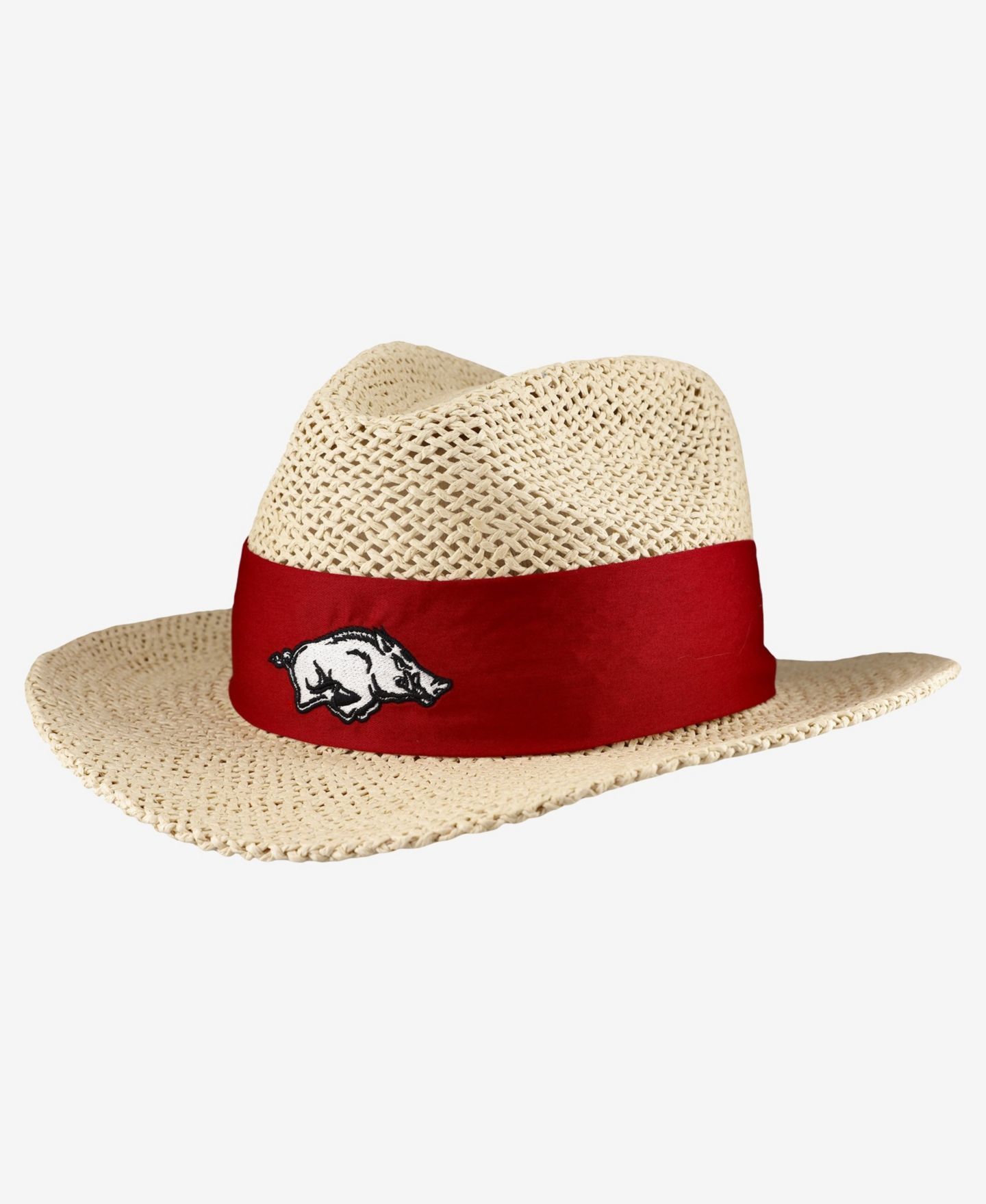 Мужской головной убор Ahead Tan Arkansas Razorbacks Wellington Gambler Hat — фото 1