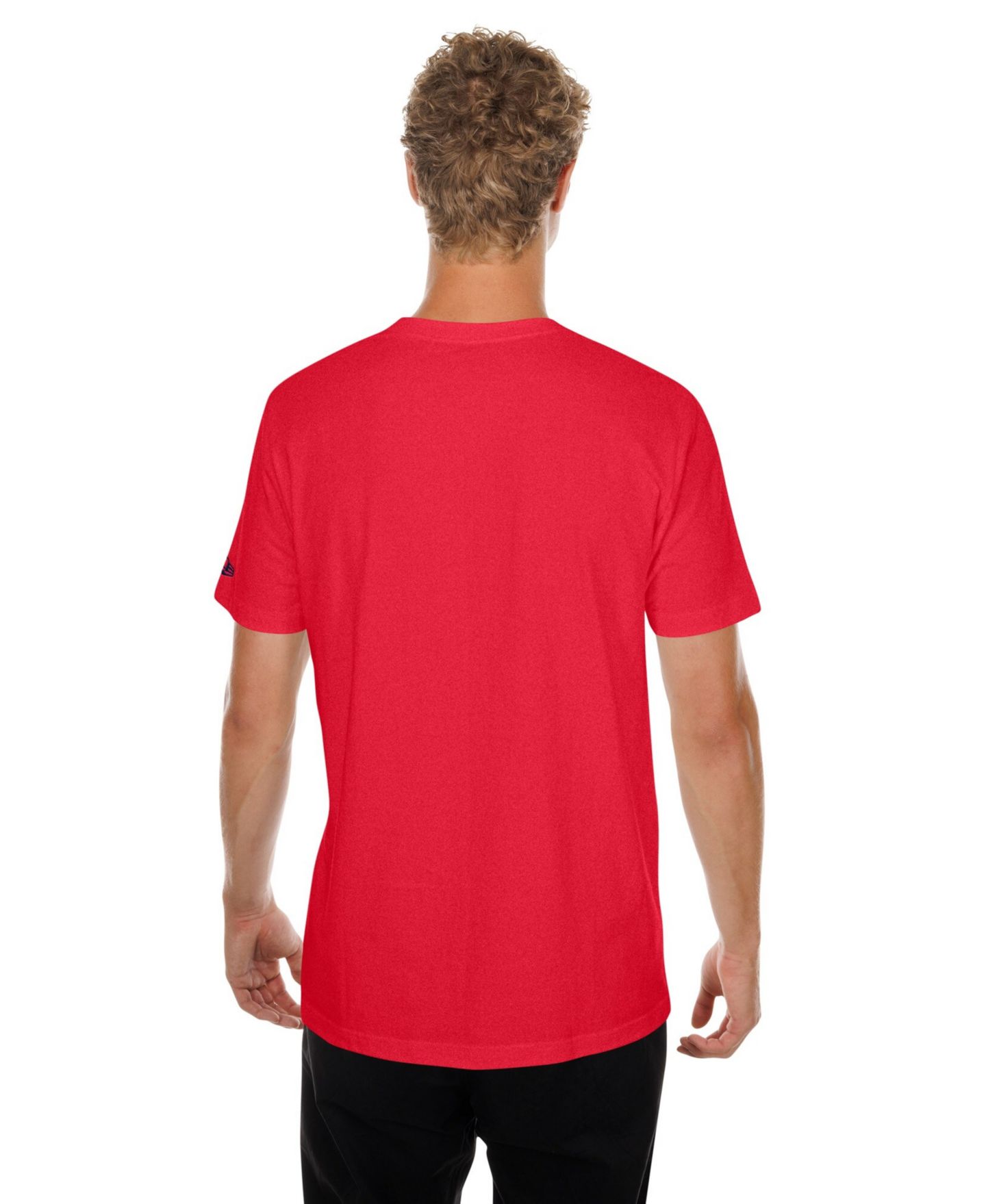 Мужская футболка New Era Red St. Louis Cardinals Oversized Throwback Distressed — фото 2