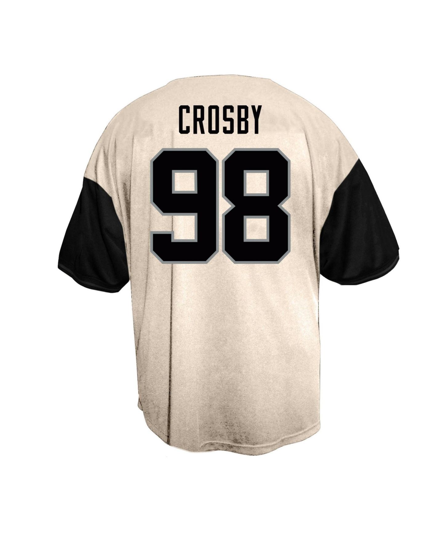 Мужская рубашка Fanatics Maxx Crosby Cream Las Vegas Raiders Big & Tall Baseball Button-Up — фото 3