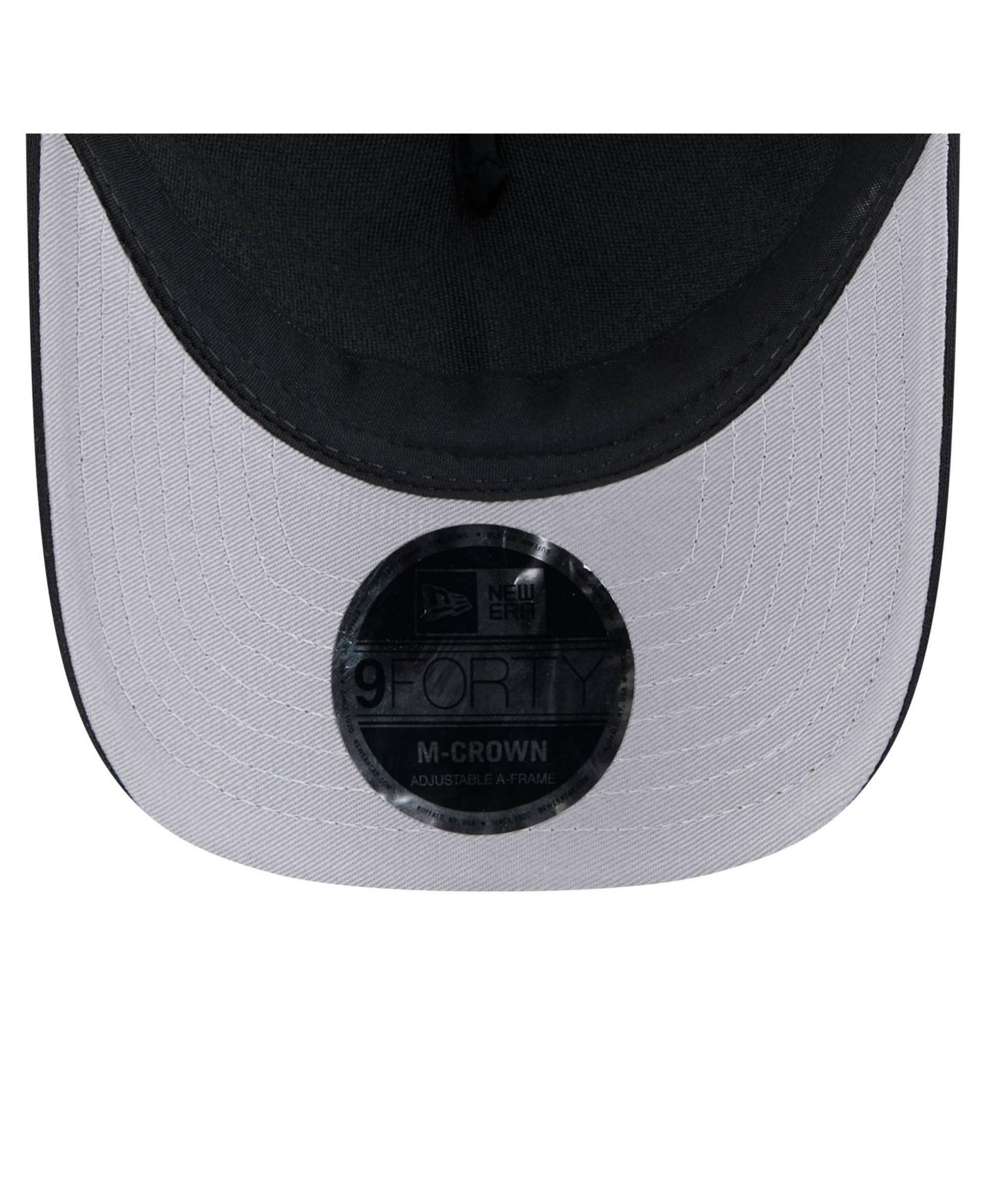 Мужская кепка New Era Black Athletics Gradient 9FORTY A-Frame M-Crown Trucker Adjustable Hat — фото 5