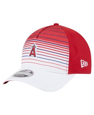 Men's Red Los Angeles Angels Gradient 9FORTY M-Crown Adjustable Hat