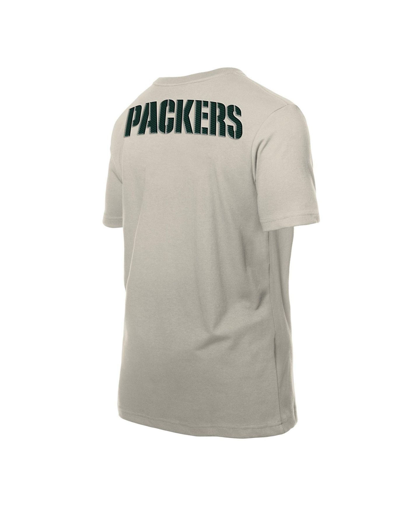 Мужская футболка New Era Light Beige Green Bay Packers Multi Patch — фото 4