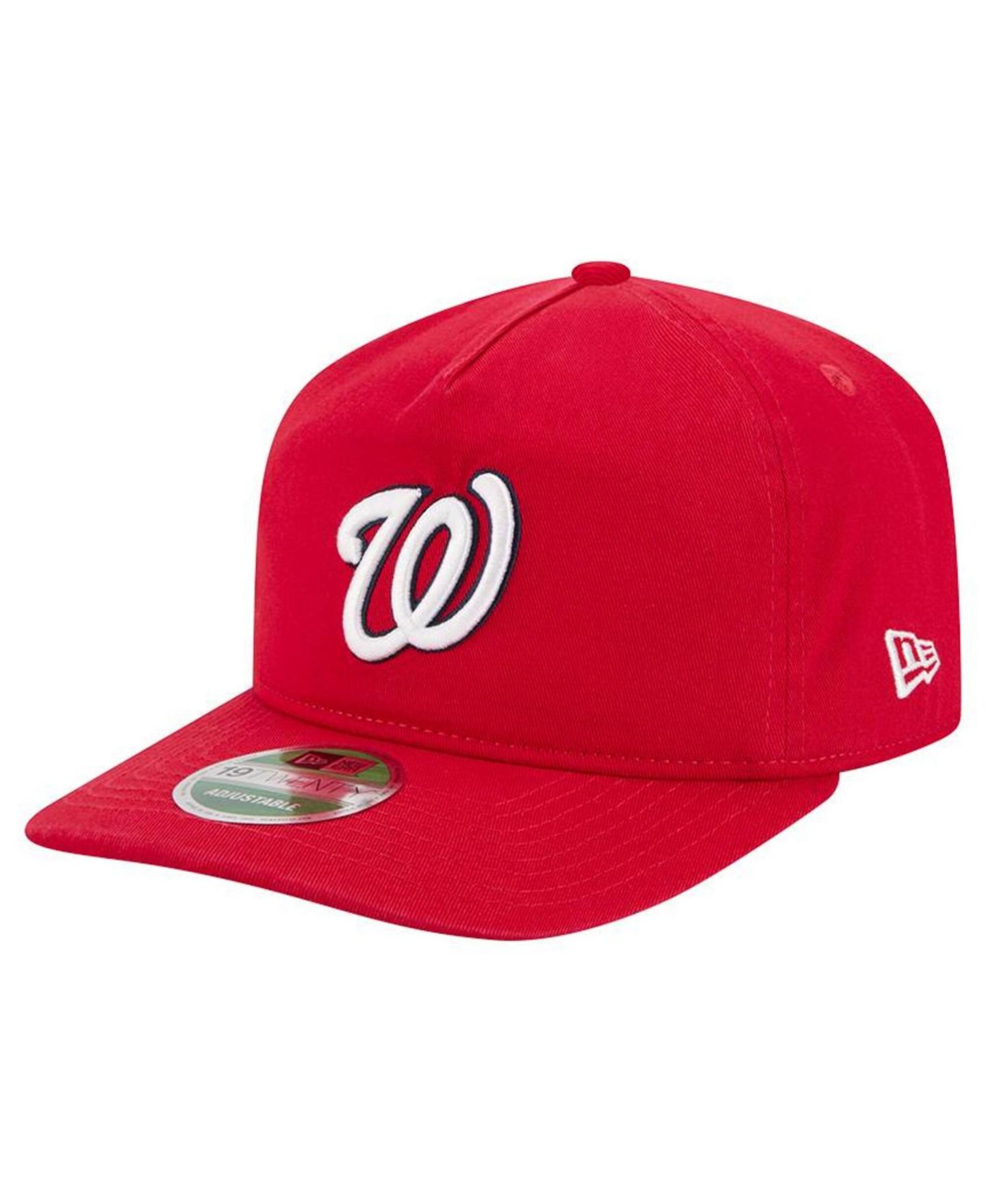 Мужская кепка New Era Red Washington Nationals Team 19TWENTY Adjustable Hat — фото 1