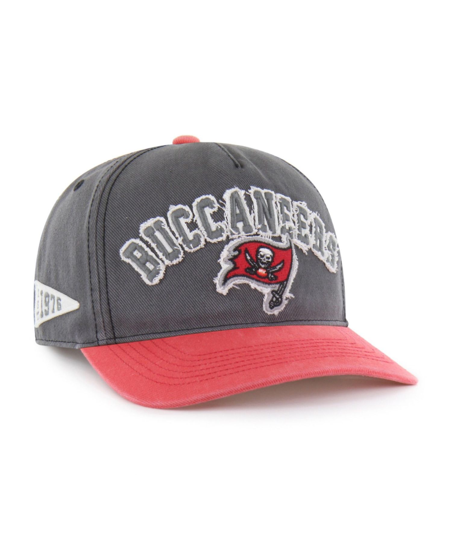 Men's Charcoal Tampa Bay Buccaneers Calderwood Well Worn Hitch Adjustable Hat