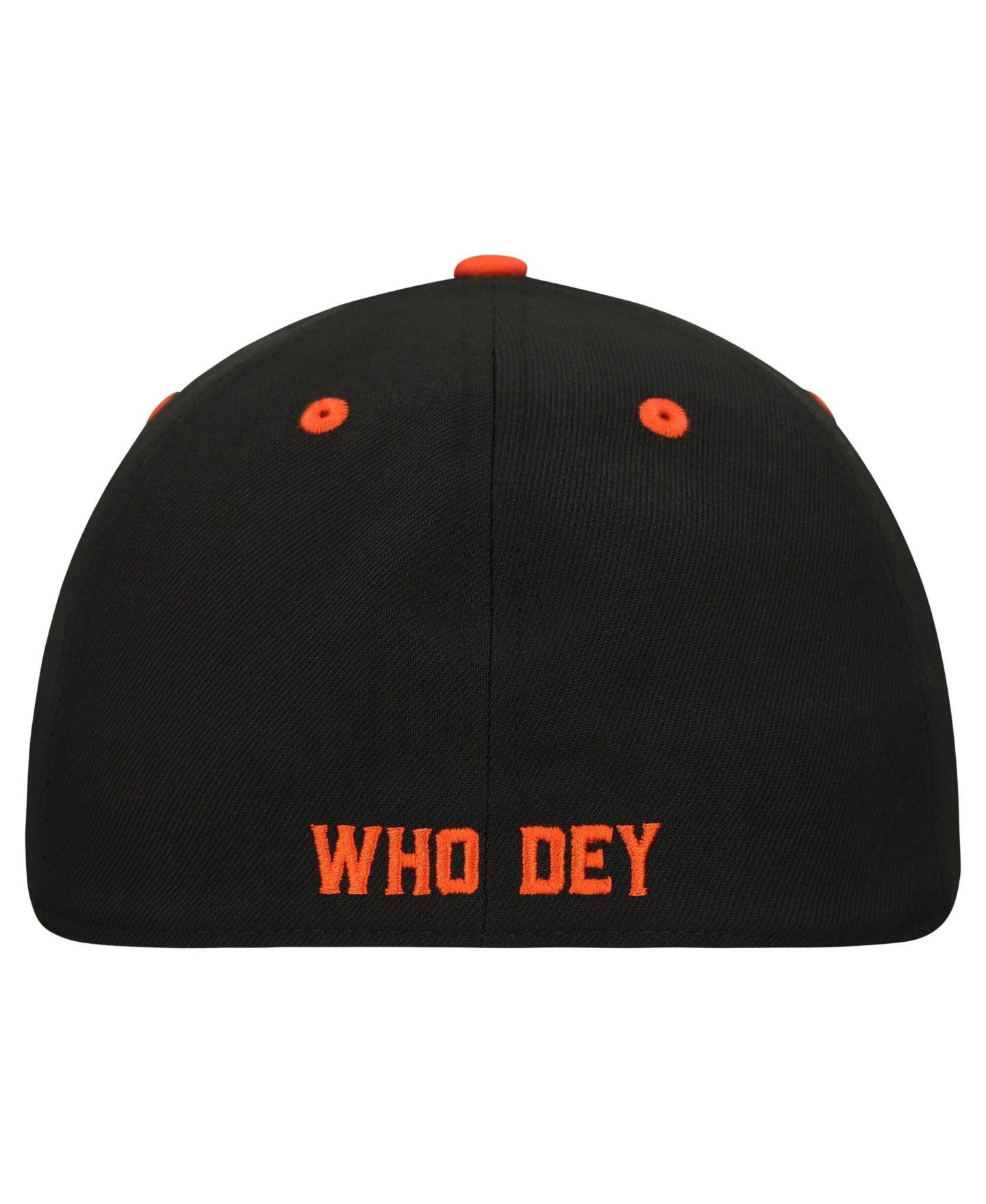 Мужская кепка New Era Black Cincinnati Bengals Streak Season Ticket Member 39THIRTY Flex Hat — фото 4