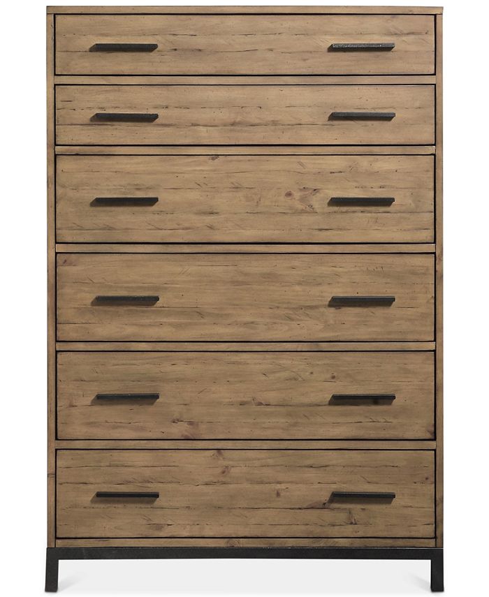 Furniture Gatlin 6 Drawer Chest, Created for Macy's Macy's