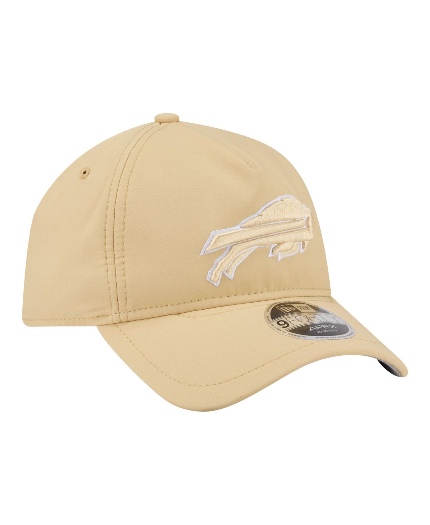 Мужская кепка New Era Tan Buffalo Bills Apex 9FORTY Adjustable Hat — фото 3
