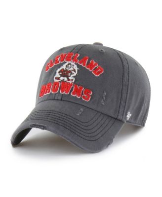 Men's Charcoal Cleveland Browns Seymoore Clean Up Adjustable Hat