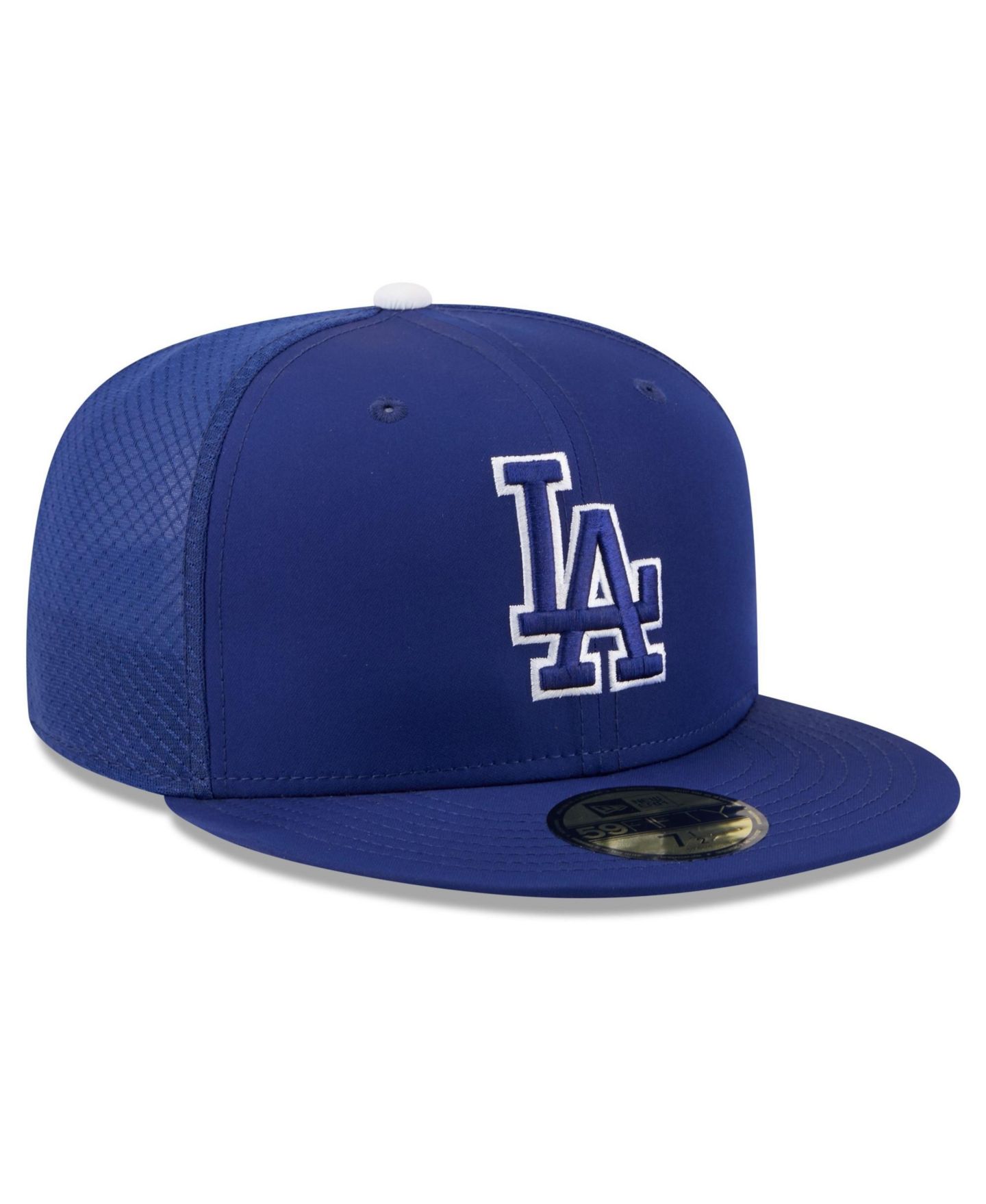 Детская кепка New Era Royal Los Angeles Dodgers Batting Practice 59FIFTY Fitted Hat — фото 3