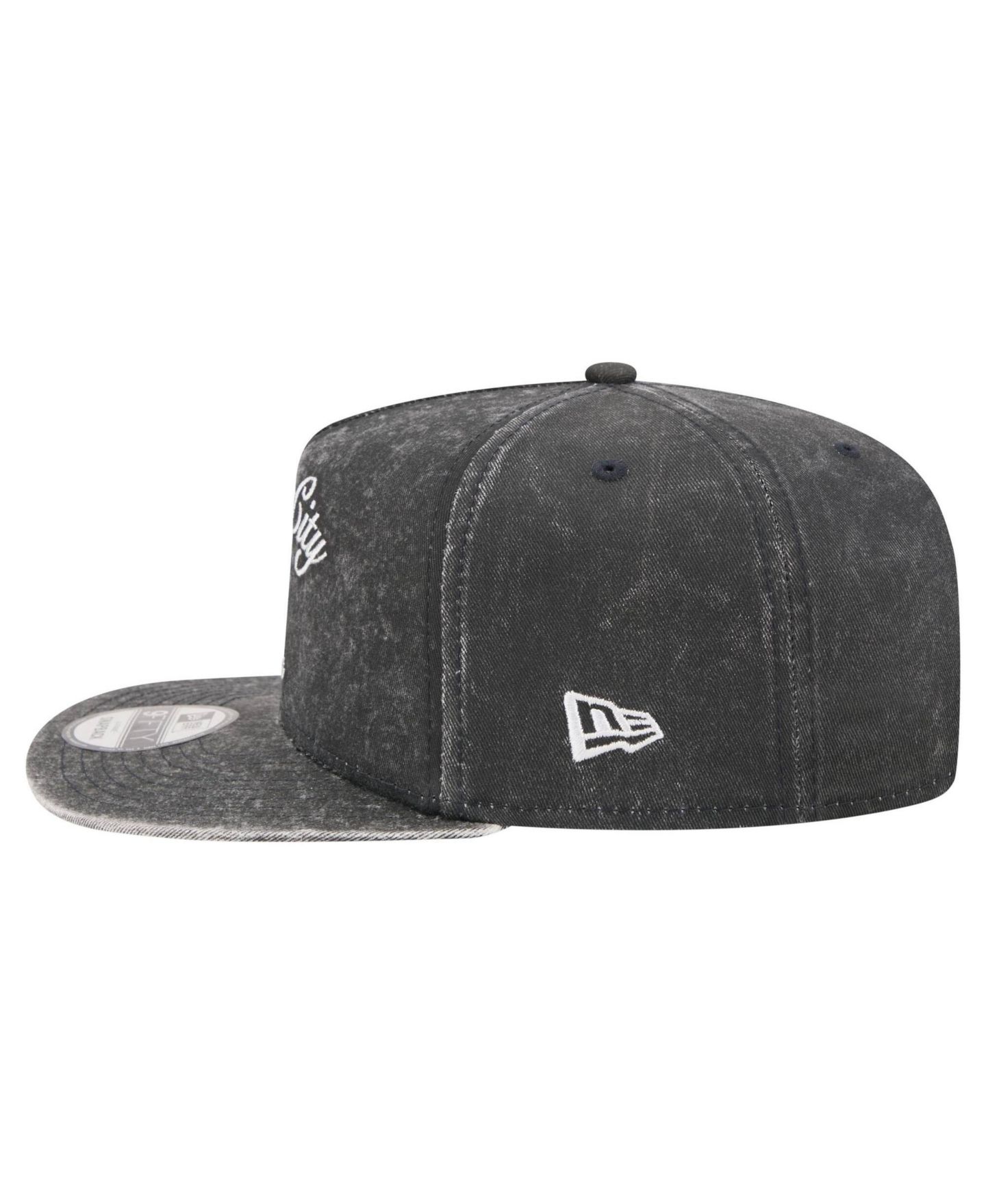 Мужская кепка New Era Black Detroit Tigers City Slogan A-Frame 9FIFTY Snapback Hat — фото 6