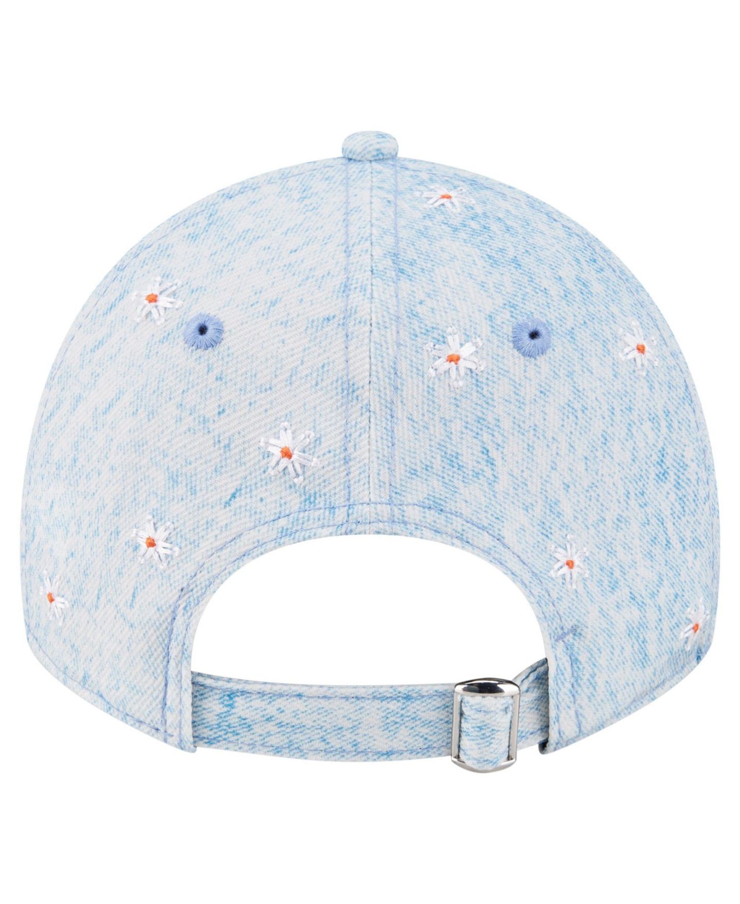 Женская кепка New Era Light Blue Houston Astros Daisy All Over 9TWENTY Adjustable Hat — фото 4