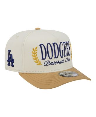 Men's Cream Los Angeles Dodgers Club 9FIFTY A-Frame Snapback Hat