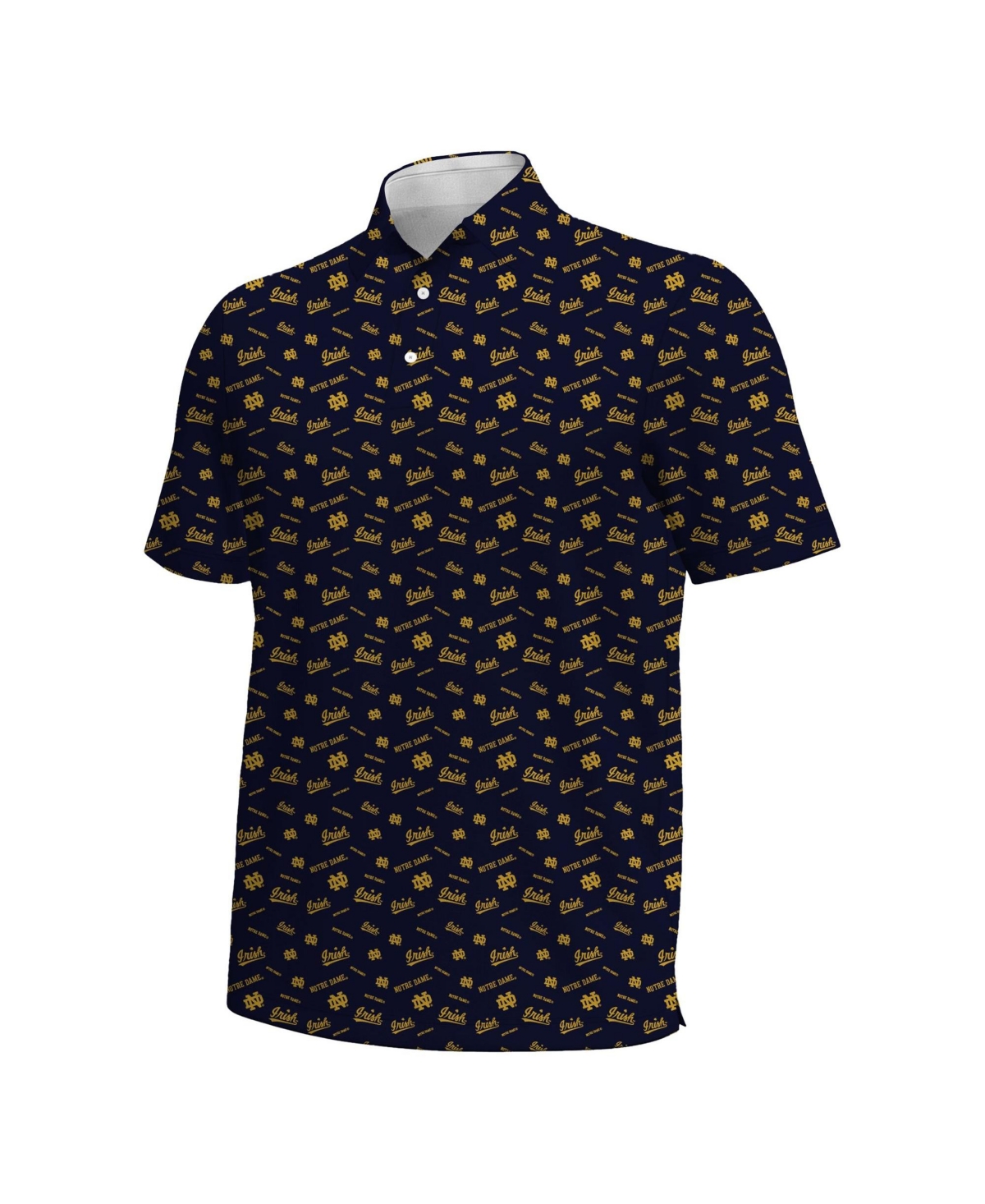 Under Armour Men's Navy Notre Dame Fighting Irish Gameday ArmourFuse Polo Shirt